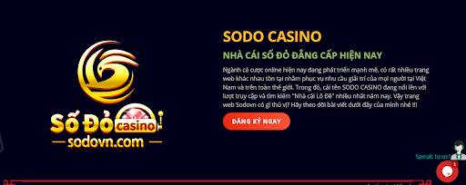 Sodo Casino – Sân chơi lô đề online uy tín chuyên nghiệp