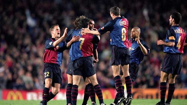 10. Barcelona 5-1 Chelsea (AET, 6-4 tổng hợp), 2000